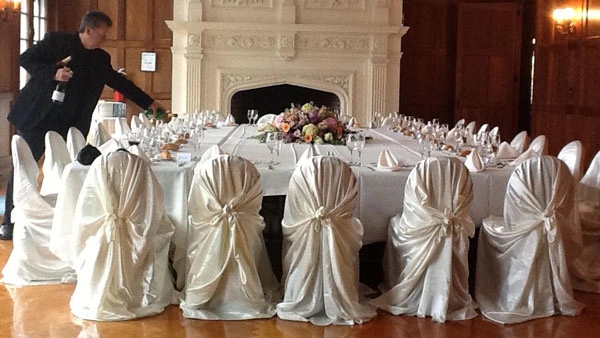 Wedding table at Rutherfurd Hall. Wedding table at Rutherfurd Hall.