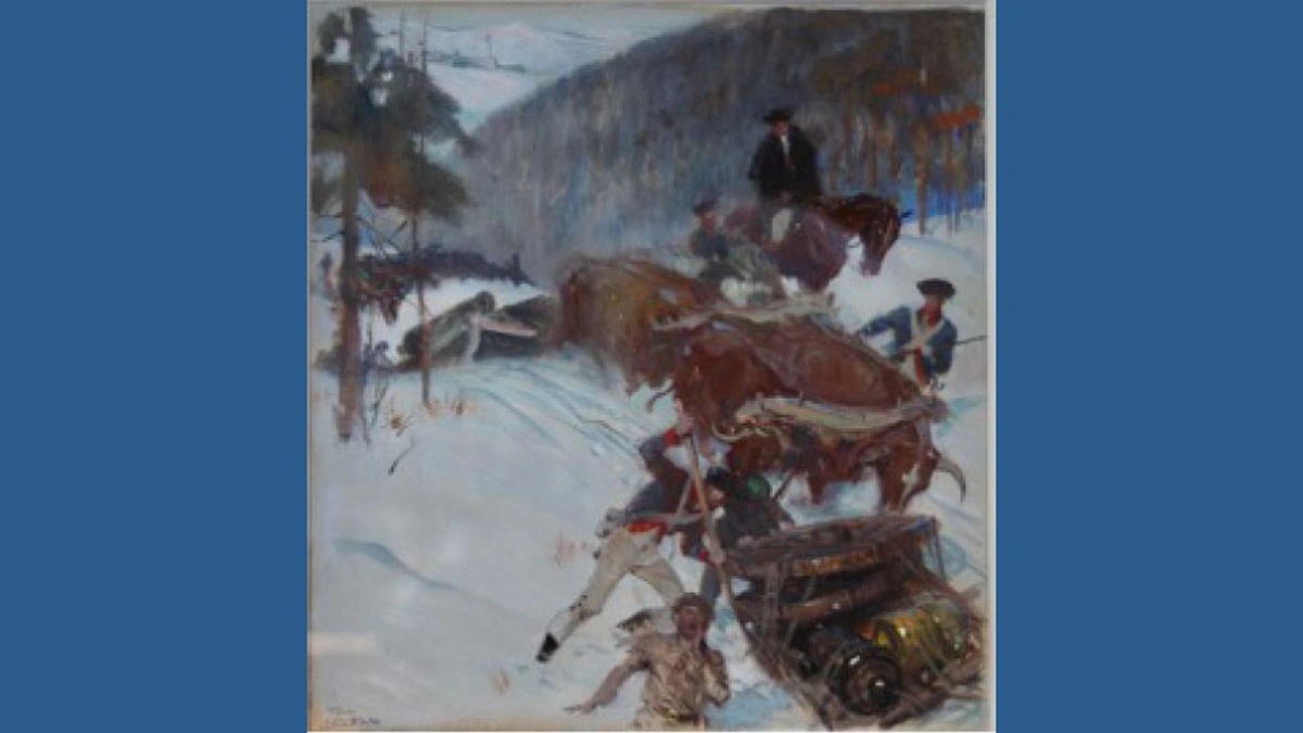 The Noble Train of Artillery painting.