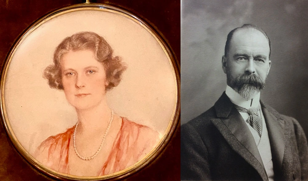 Winthrop’s second wife, Lucy Mercer Rutherfurd; Winthrop’s brother, Rutherfurd Stuyvesant.