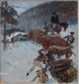 The Noble Train of Artillery painting.